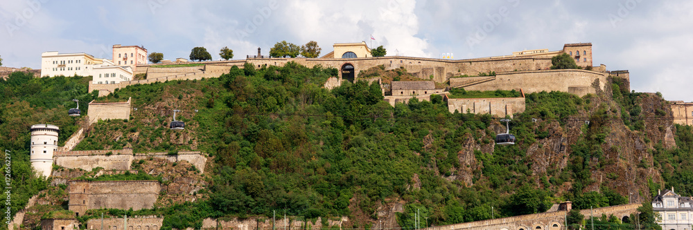 custom made wallpaper toronto digitalPanorama. Festung Ehrenbreitstein in Koblenz am Rhein