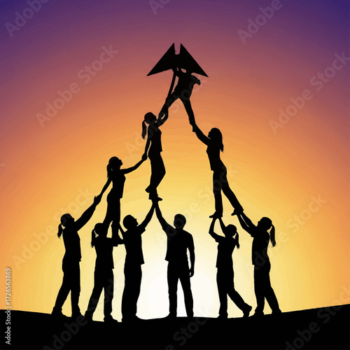 Iconic Toronto cityscape illustration featuring the CN Tower and modern skyline against a clean white background, perfect for urban travel and business themes.