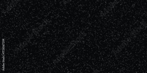 Black background with scattered small irregular grey shapes creating a textured abstract pattern vector