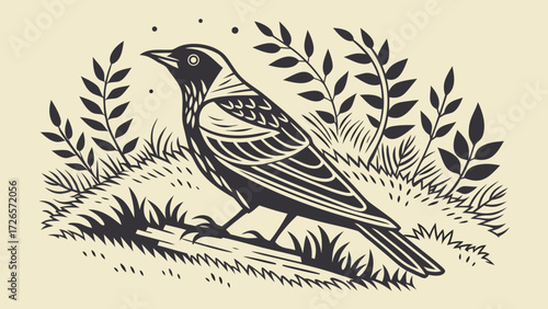 Retro Abstract Branding Composition with Black Riverbed Tones, Mossy Green Overlay, and Canary 