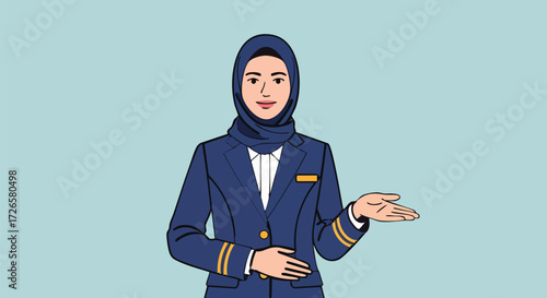 Professional Businesswoman in Formal Attire Giving Presentation