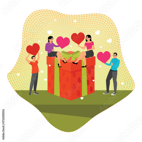 Loyalty program concept. Shopping or sale to earn promotion prize.