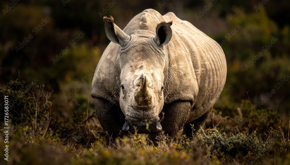 Fototapeta premium Rhinoceros high-resolution creative and visually stunning artwork.