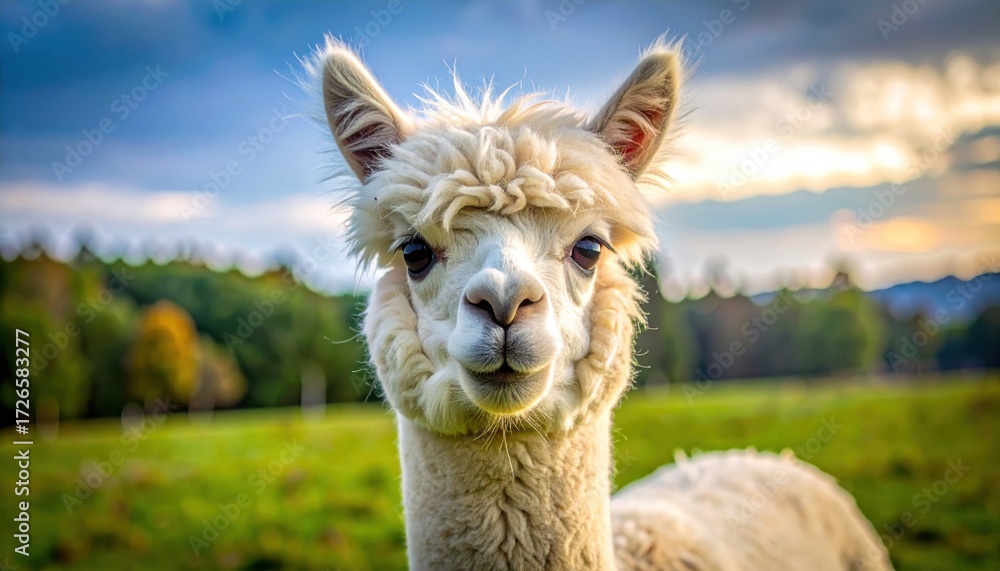 Obraz premium Alpaca high-resolution creative and visually stunning artwork.