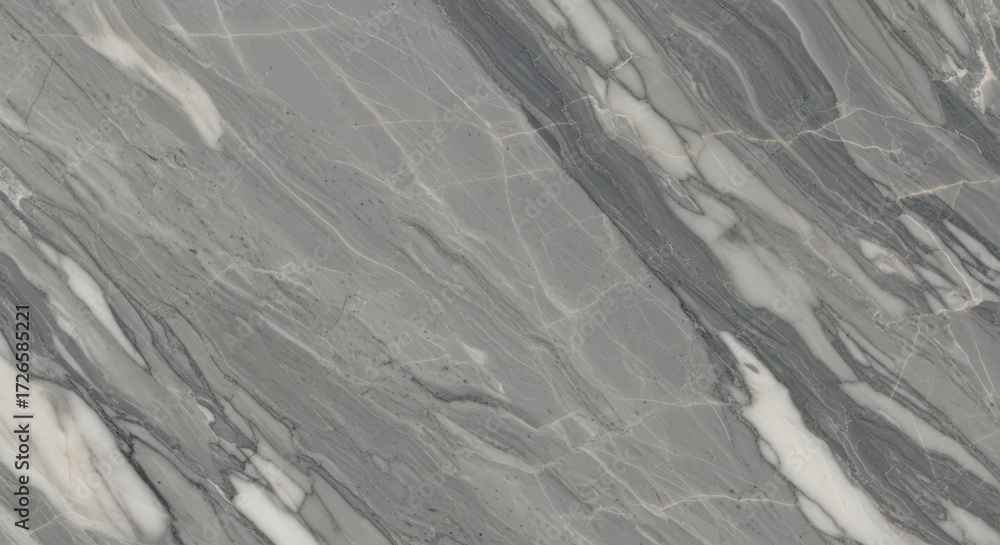 Fototapeta premium Elegant Gray and White Natural Marble Stone Texture for Modern Interior Design Applications
