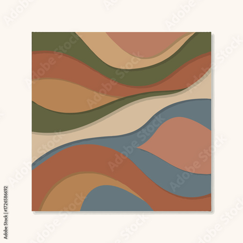 Abstract vector with fluid gradient shapes, smooth organic curves, modern soft artistic style, perfect for digital backgrounds.