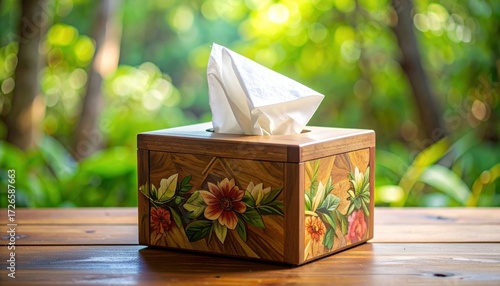 tissue box elegant and inspiring image with refined design.