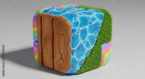 Textured Cube World.