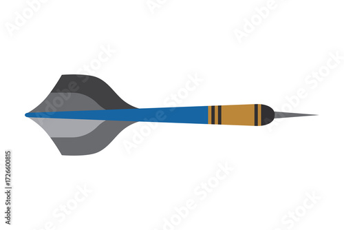 Dart icon isolated on white background