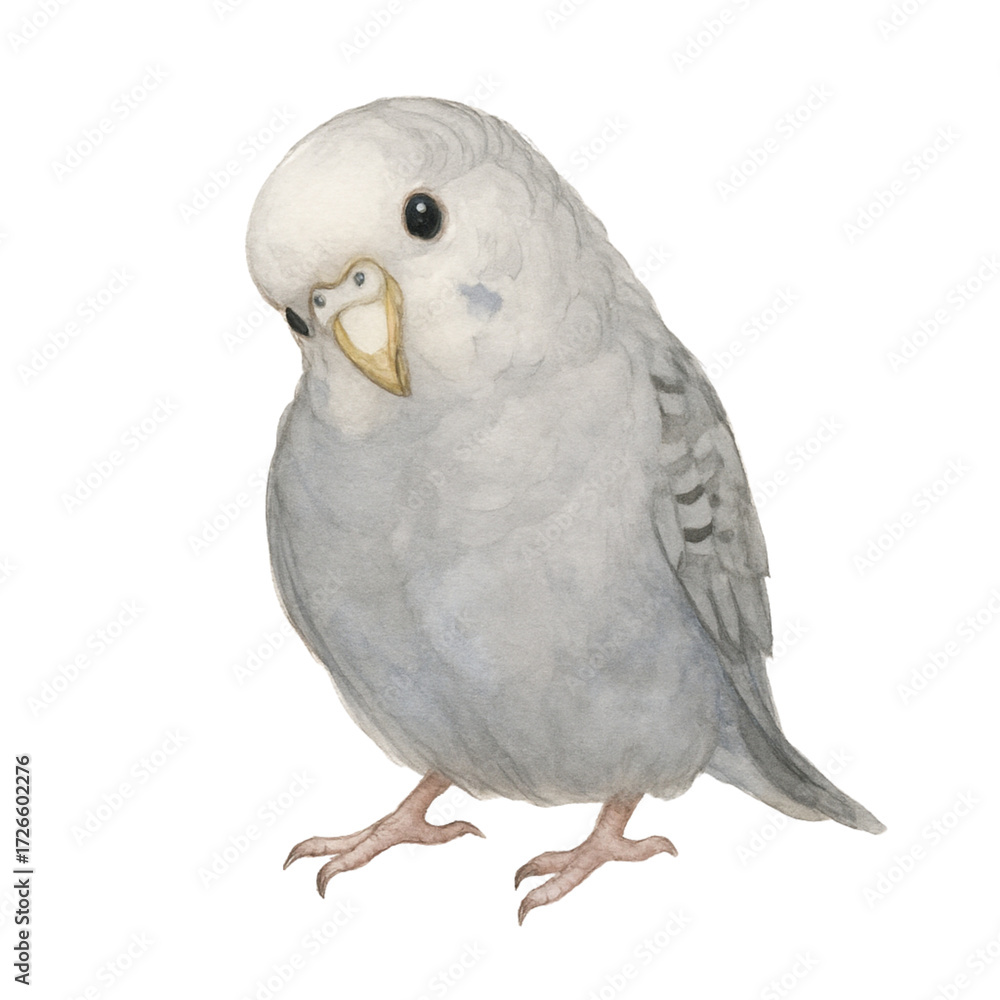 Obraz premium budgerigar in Grey