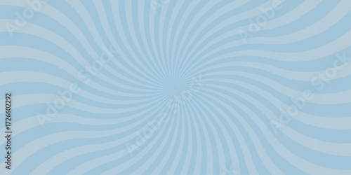 Soft Blue Swirling Radial Burst Background with Curved Lines and Subtle Gradient vector illustration