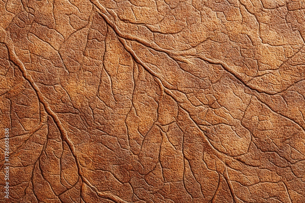 Fototapeta premium Brown Textured Background with Veins
