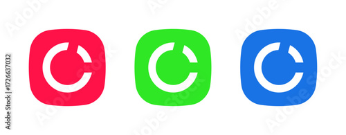 A set of three colorful icons (red, green, blue) featuring a circular refresh arrow, representing the System Refresh/Restart feature to reboot or reload data.