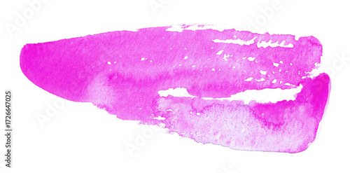 Abstract hand painted watercolor shape as a background for logo or text