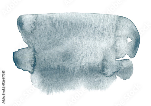 Abstract gray watercolor background for text or logo. Watercolor brush strokes