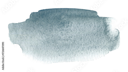 Abstract gray watercolor background for text or logo. Watercolor brush strokes