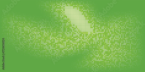 Modern Aesthetic Lime green pop art background in retro comic style with halftone dots design, vector illustration eps10