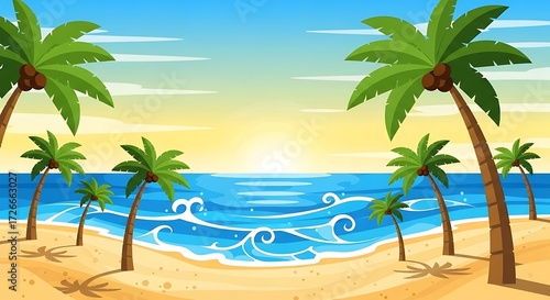 Tropical Beach Paradise. (10)