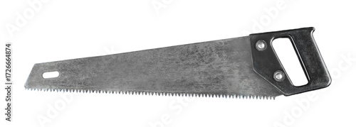 Old wood hacksaw