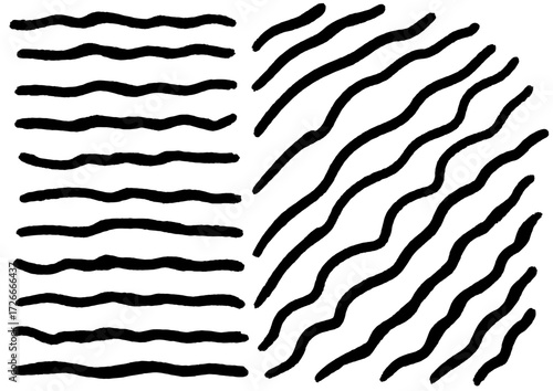 Abstract background with parallel wavy lines creating a dynamic visual texture