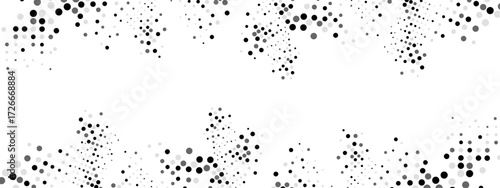 Halftone abstract geometric texture with chaotic particle based triangle shapes molecular design vector illustration for technology advertising medicine presentations business and digital graphics