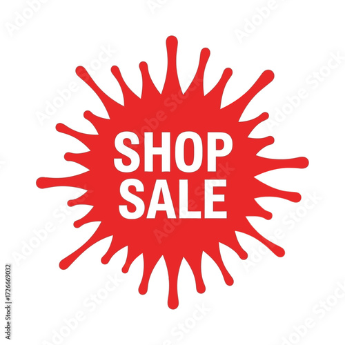 Red sale banner with the text "SALE" and "70% OFF" for promotional purposes.