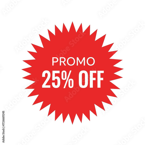 Red sale banner with the text "SALE" and "70% OFF" for promotional purposes.