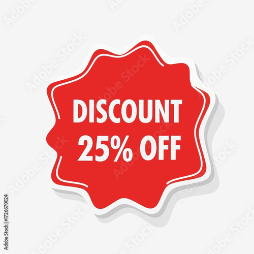Red sale banner with the text "SALE" and "70% OFF" for promotional purposes.
