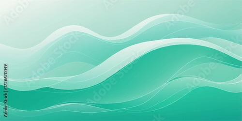 An abstract blue wave vector design with flowing lines creates a dynamic water background illustration pattern