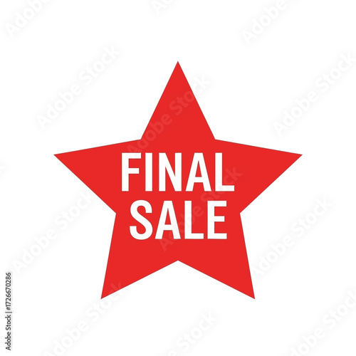 Red sale banner with the text "SALE" and "70% OFF" for promotional purposes.