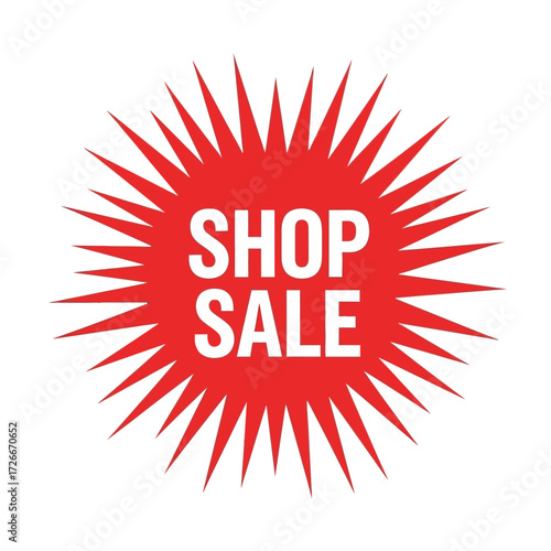 Red sale banner with the text "SALE" and "70% OFF" for promotional purposes.