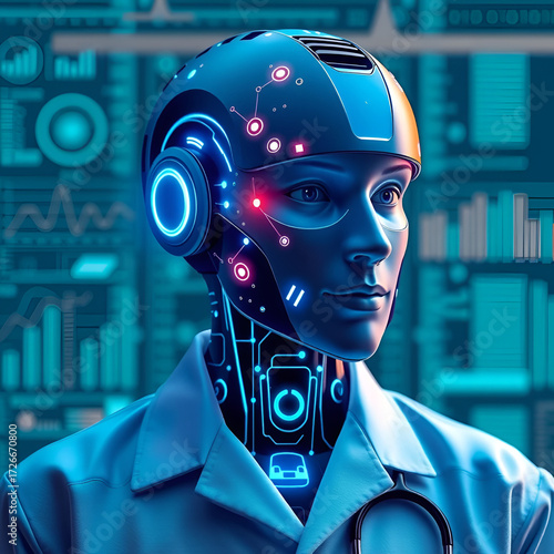 Doctor AI technology of healthcare improves patient management with predictive analytics and smart tools.