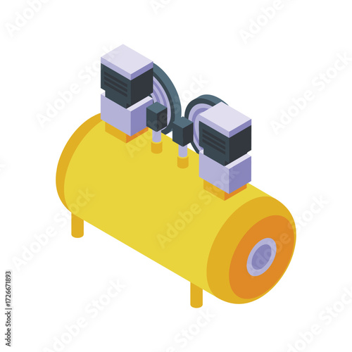 Industrial Air Compressor Equipment.