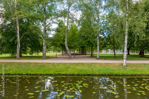 Wallpaper Mural Park scene in public park at Schwerin Castle Torontodigital.ca