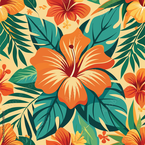 Tropical Floral Pattern