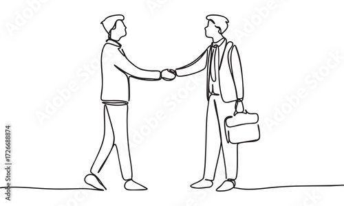 Handshake Agreement two man