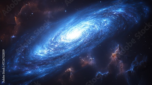 Apocalyptic Road at Sunset with Flames and Wasteland