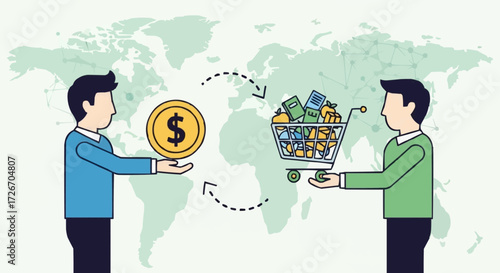 business woman with globe