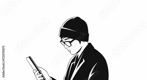 woman with laptop