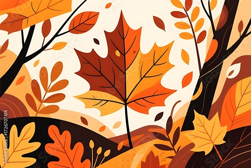 autumn leaves background