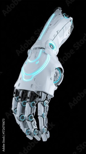 Futuristic Robotic Hand – Artificial Intelligence Technology