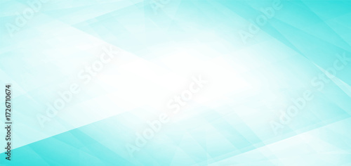 Banner geometric blue overlapping background and texture.