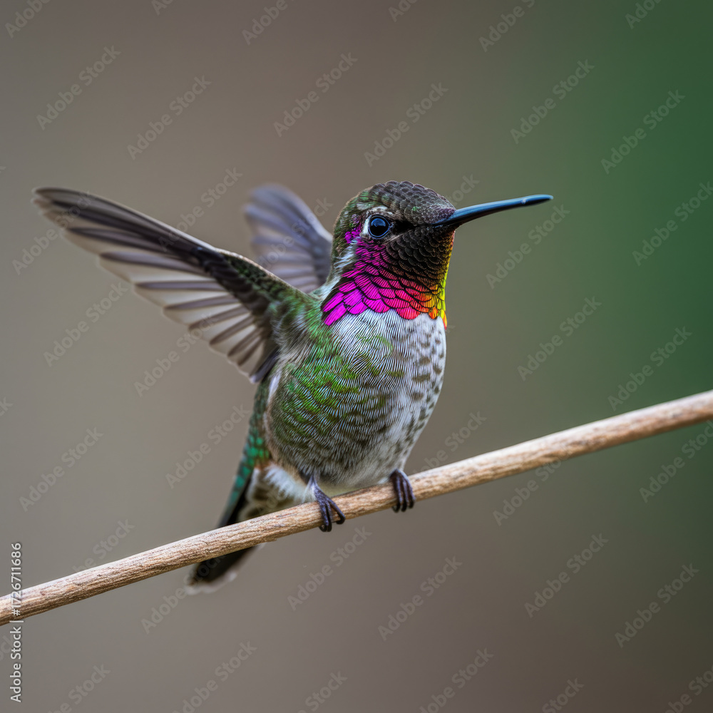 Fototapeta premium hummingbird in flight