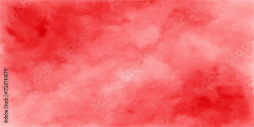 Red abstract watercolour background with vintage textured paper design