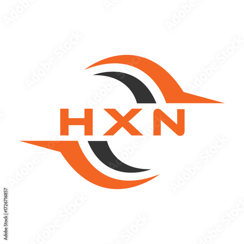 Free Download HXN letter design. HXN letter technology logo design. HXN Monogram logo design for an entrepreneur and business. - GFXLoad