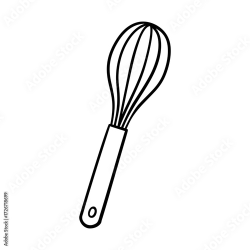 Hand-Drawn Whisk