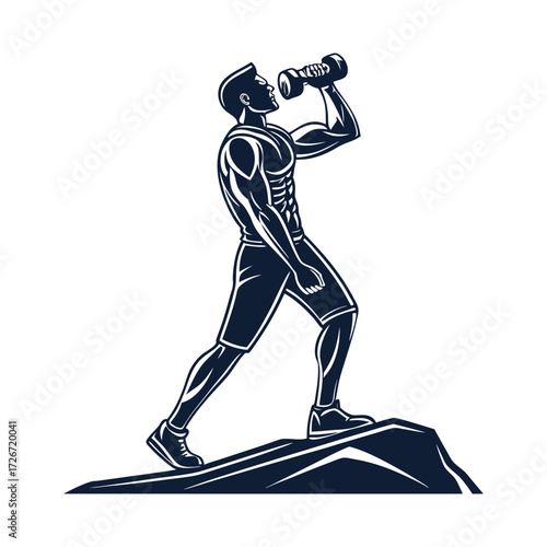 Modern Gym and Fitness Logo Design