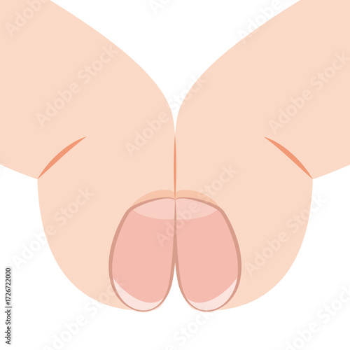 ばち状指の見分け方