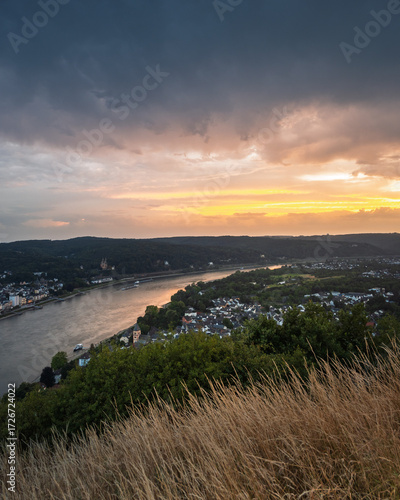 Sonnenuntergang auf der Erpeler Ley
