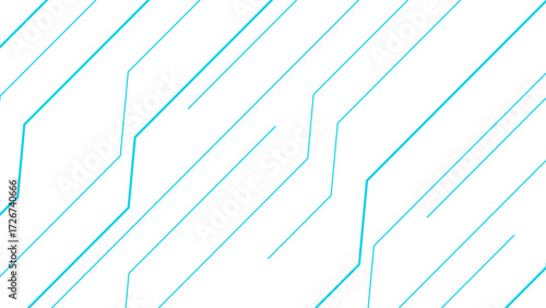 Abstract futuristic background with thin cyan circuit-like lines. Sense of connectivity and digital flow, resembling high-tech circuitry or data pathways. Clarity, and modern digital aesthetics
